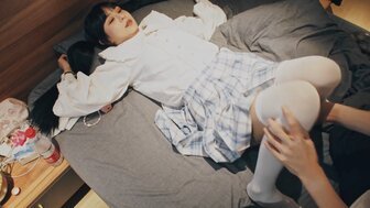 调教雙馬尾JK制服妹子女上騎乘啪啪 被強操騷氣說著不要拔出來