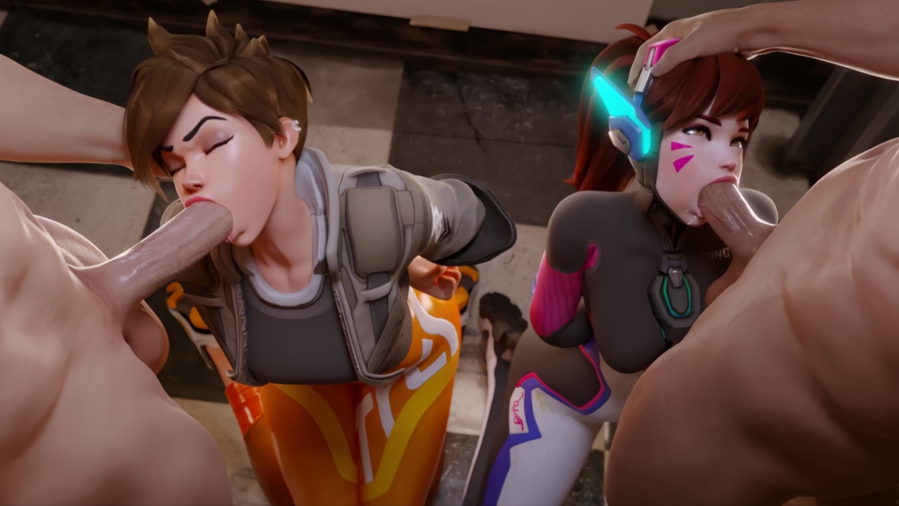 精品3D色情动漫 守望先锋 tracer overwatch 口交肛交性爱！